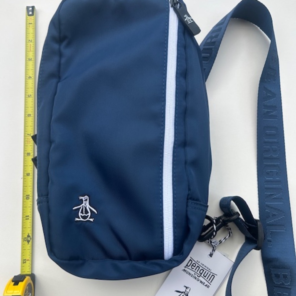 Penguin Original cross body sling bag blue